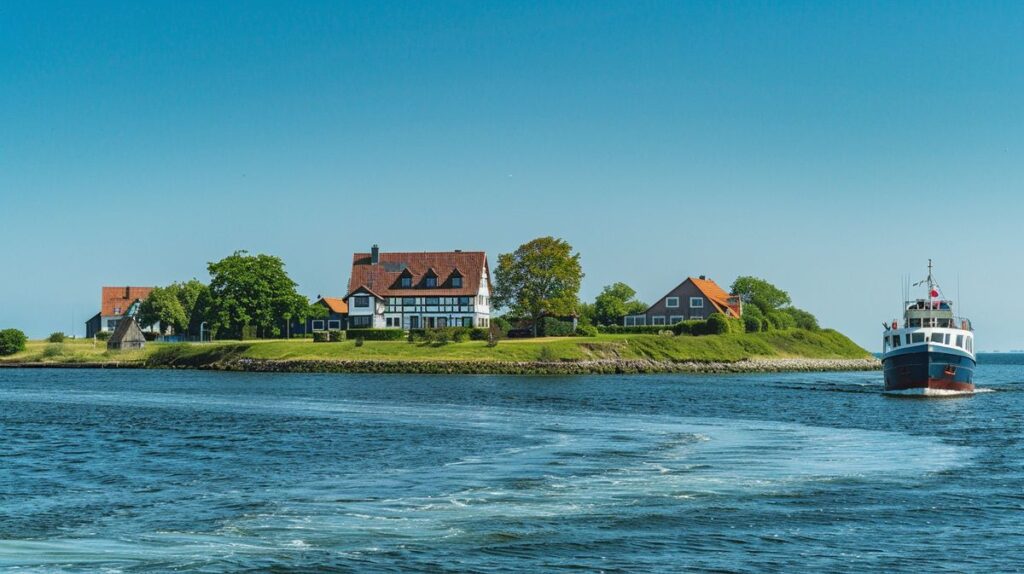 Ankunft mit der Fähre auf der Insel Föhr, perfekter Start für einen entspannten Urlaub - Insel Föhr Anreise