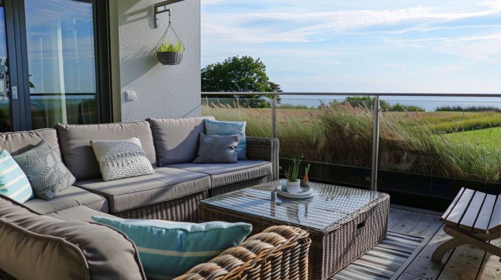 Gemütliche Föhr Ferienwohnung mit Meerblick und Sonnenuntergang