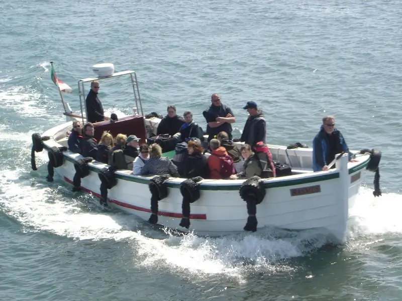Das Börteboot nach Helgoland.