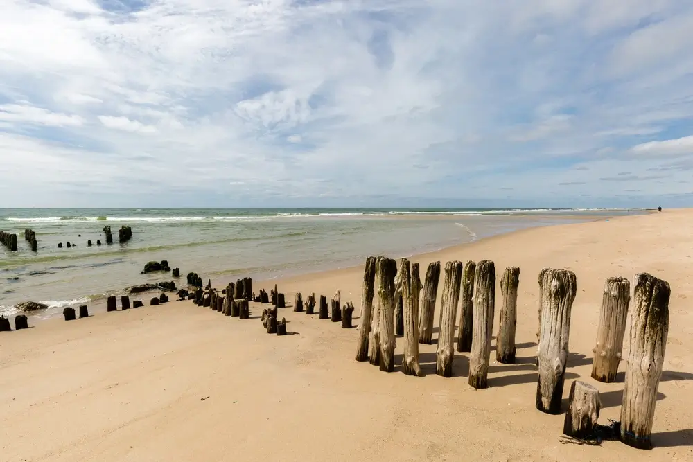 Der Sandstrand auf der Insel Sylt.