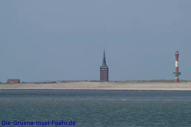 Westturm Wangerooge ist die bekannteste Sehenswürdigkeit.