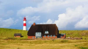 Haus auf Sylt wo Cornelia Reckert lebt.