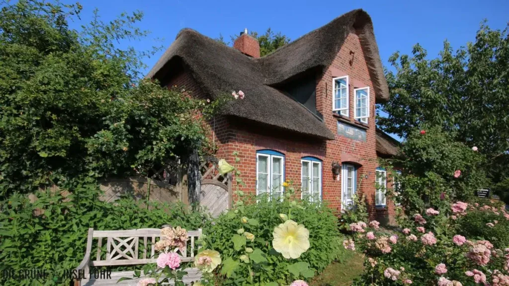 Das älteste Haus auf Amrum in Steenodde.