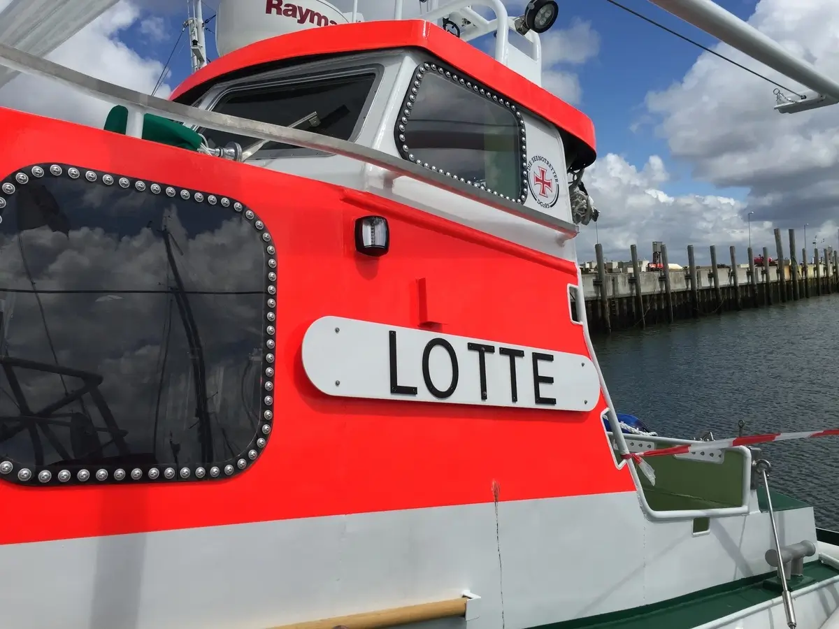 Boot "Lotte" der Seenotrettung.
